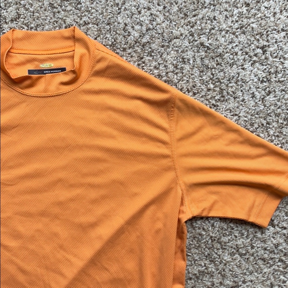 Greg Norman Light Orange XL Golf Tee Like New
